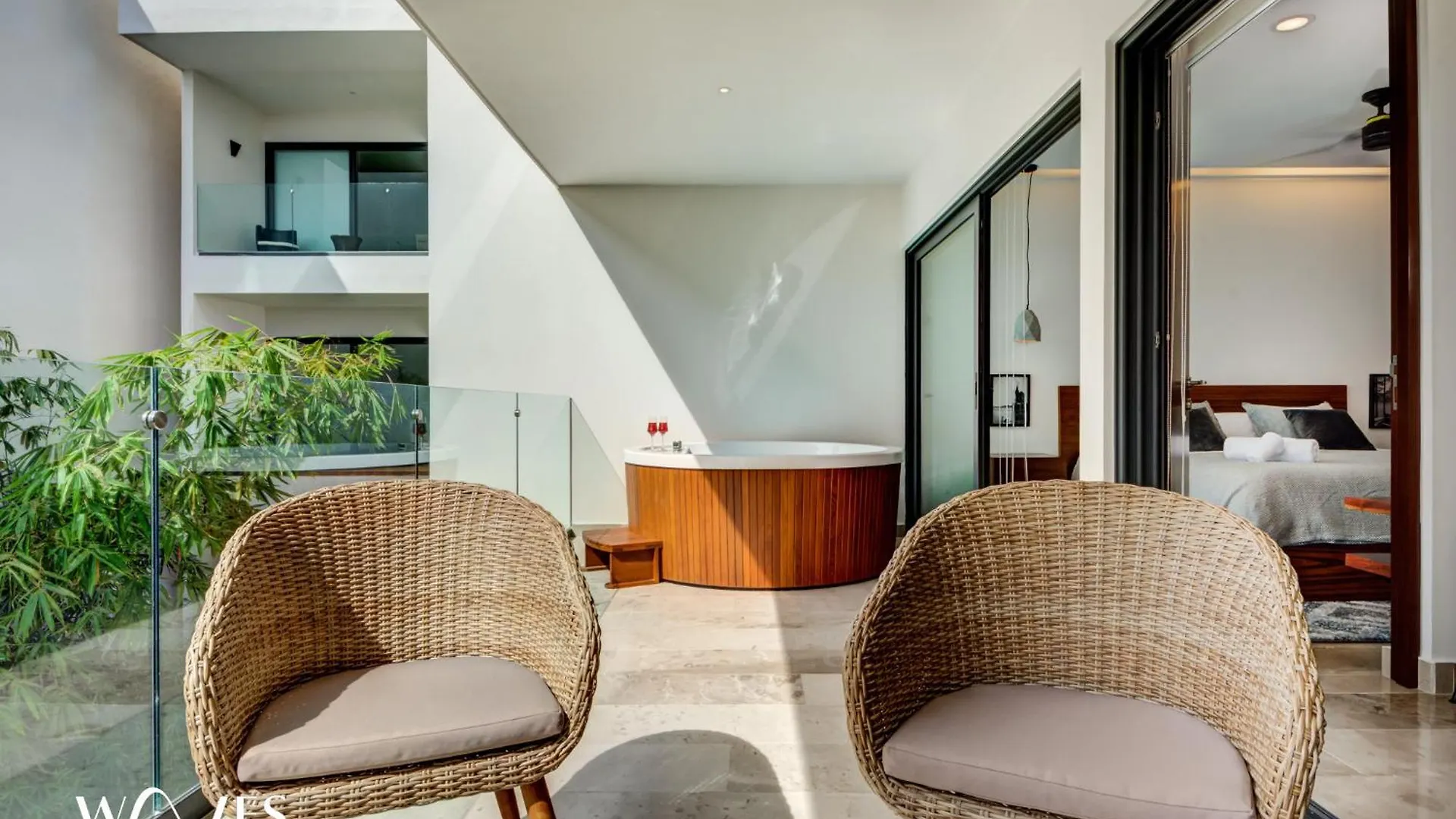 1 Br. With Private Jacuzzi And Rooftop Pool Playa del Carmen Apartment